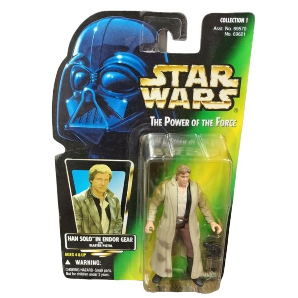 Star Wars (The Power of the Force) - Kenner - Han Solo (in Endor Gear) Vintage